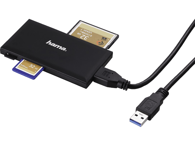 Thumbnail - HAMA USB 3.0 Multi, Kartenlesegerät, Schwarz