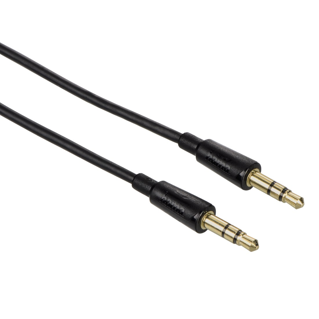 HAMA Flexi-Slim 3.5 mm Klinken-Stecker, Audio Kabel, 1,5 m