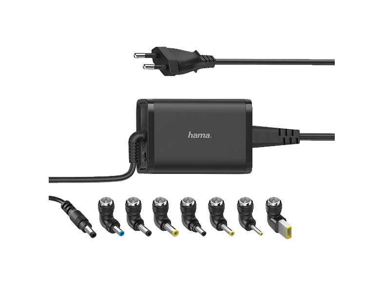Hama Eco 600 Universal-Netzteil – Mit 7 Adaptern, Bis 12V, Weltweit Einsetzbar