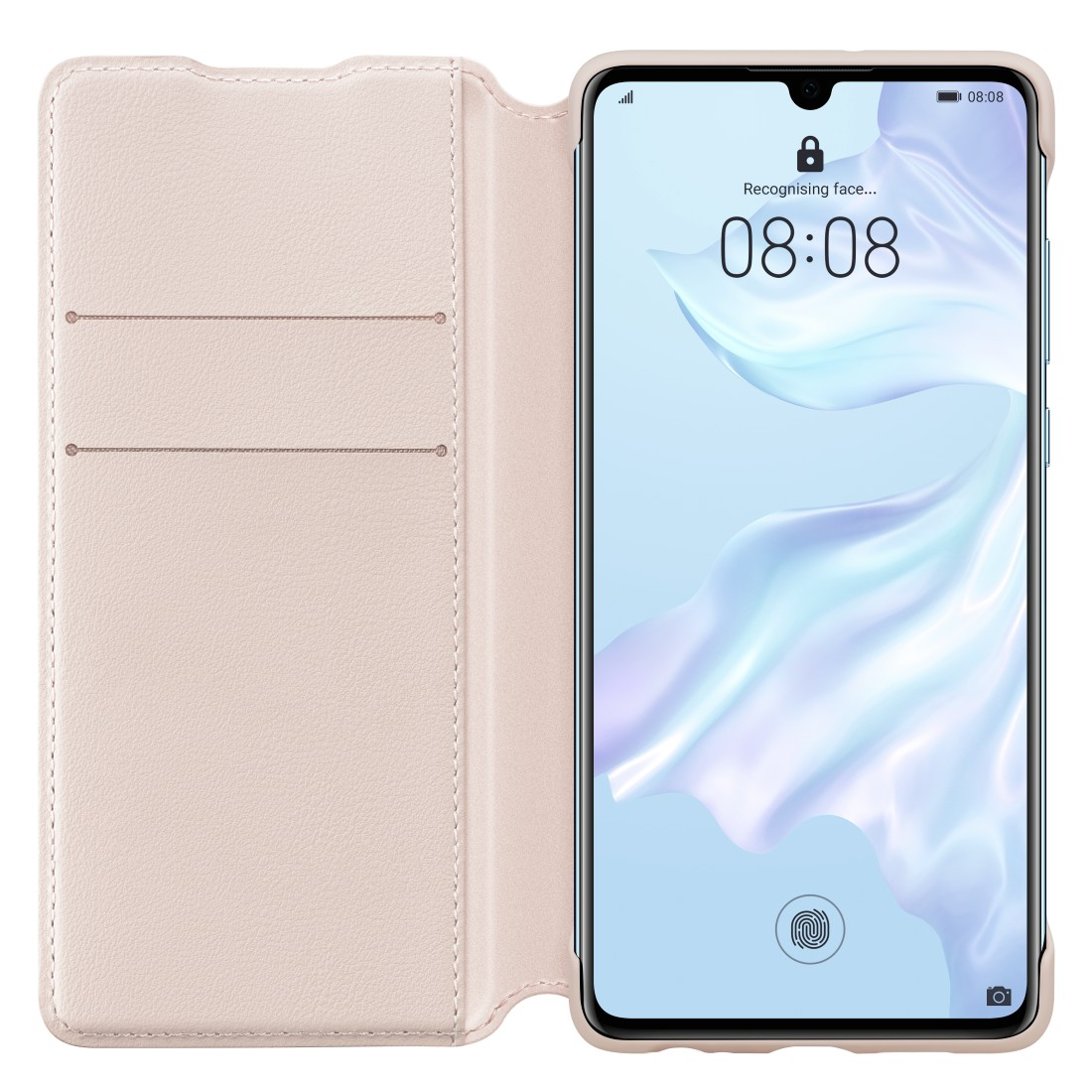 HUAWEI Wallet Cover, Bookcover, Huawei, P30, Pink