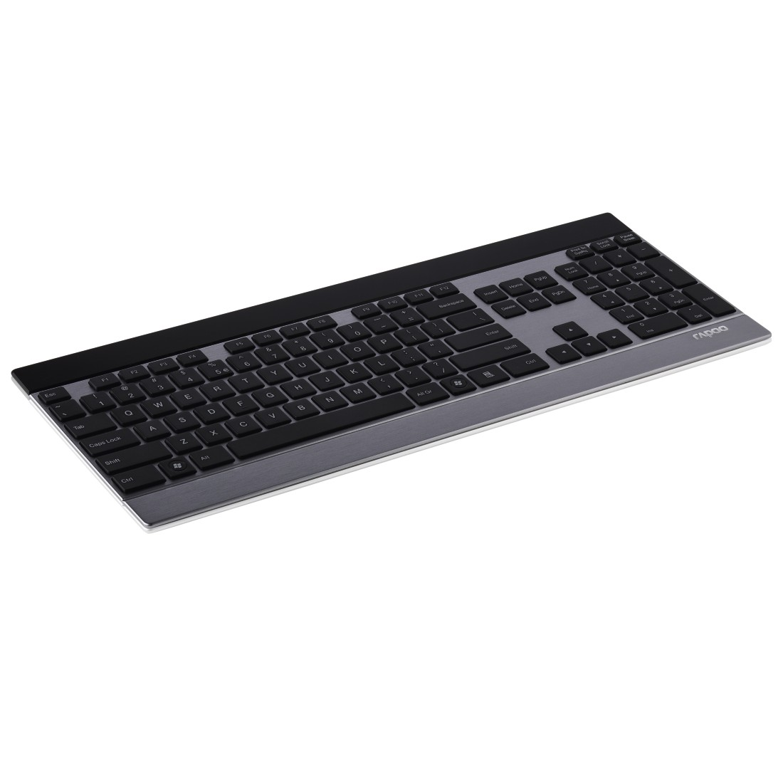 RAPOO E9270P, Tastatur, Scissor, Sonstiges, kabellos, Silber