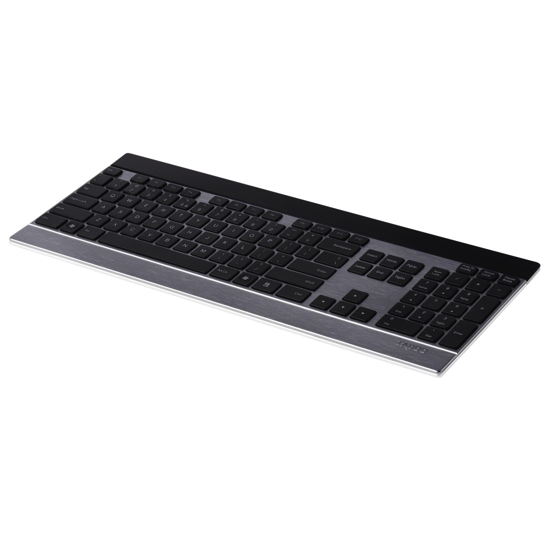 RAPOO E9270P, Tastatur, Scissor, Sonstiges, kabellos, Silber