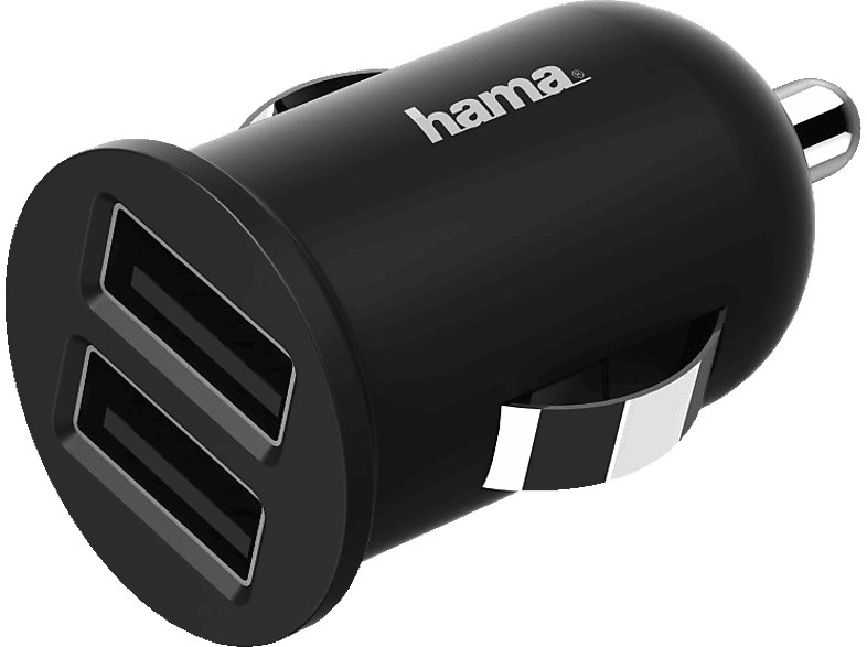Thumbnail - HAMA Sortiertes 2-fach KFZ-Ladegerät Universal, Weiß, Schwarz, Rot, Blau