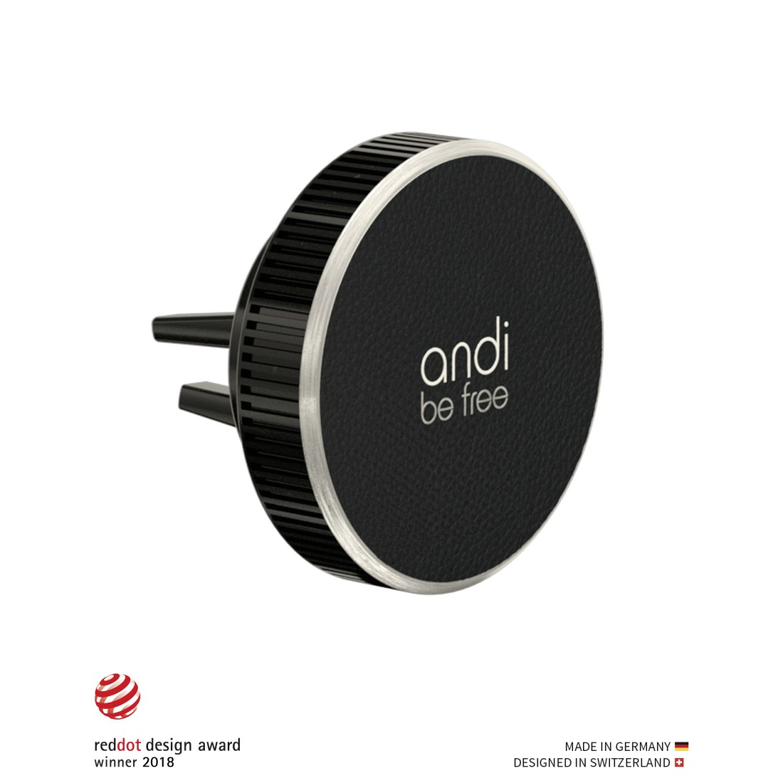ANDI BE Wireless Schwarz Charger Mount induktive Fast FREE ladestation, Vent