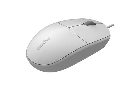 RAPOO N100 kabelgebundene Maus, Weiß PC Mäuse | MediaMarkt