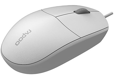RAPOO N100 kabelgebundene Maus, Weiß PC Mäuse | MediaMarkt