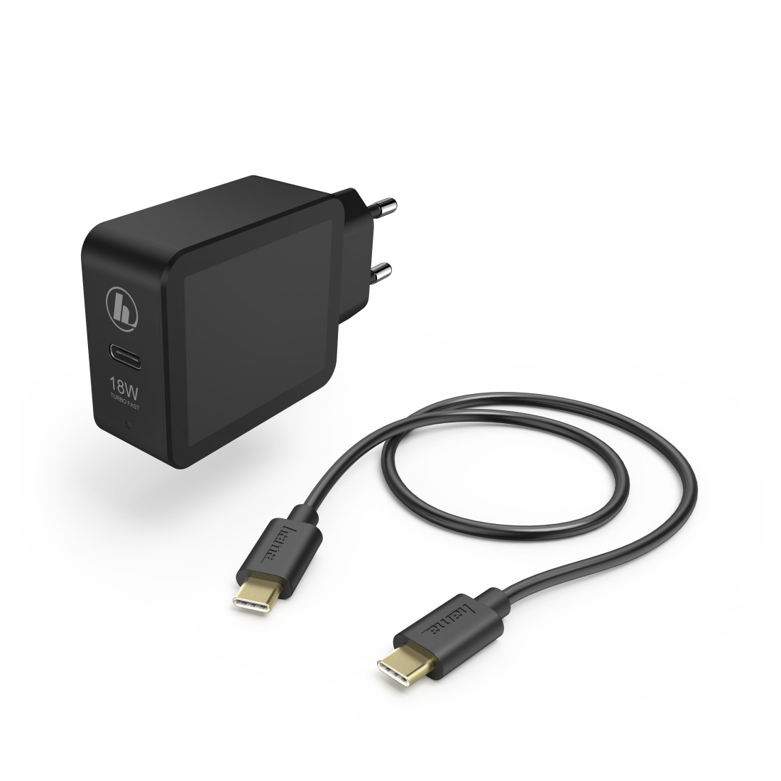 Universal, Schwarz Ladeset HAMA USB-C, Power-Delivery/Qualcomm®
