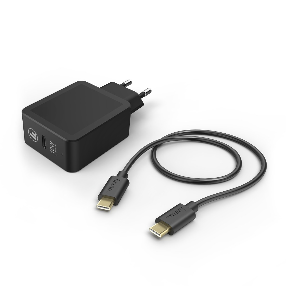 HAMA USB-C, Power-Delivery/Qualcomm® Ladeset Schwarz Universal