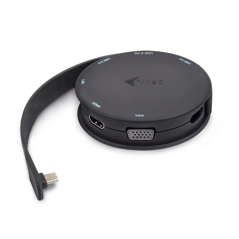 I-TEC C31POCKET4KDOCKPD Dockingstation, Schwarz