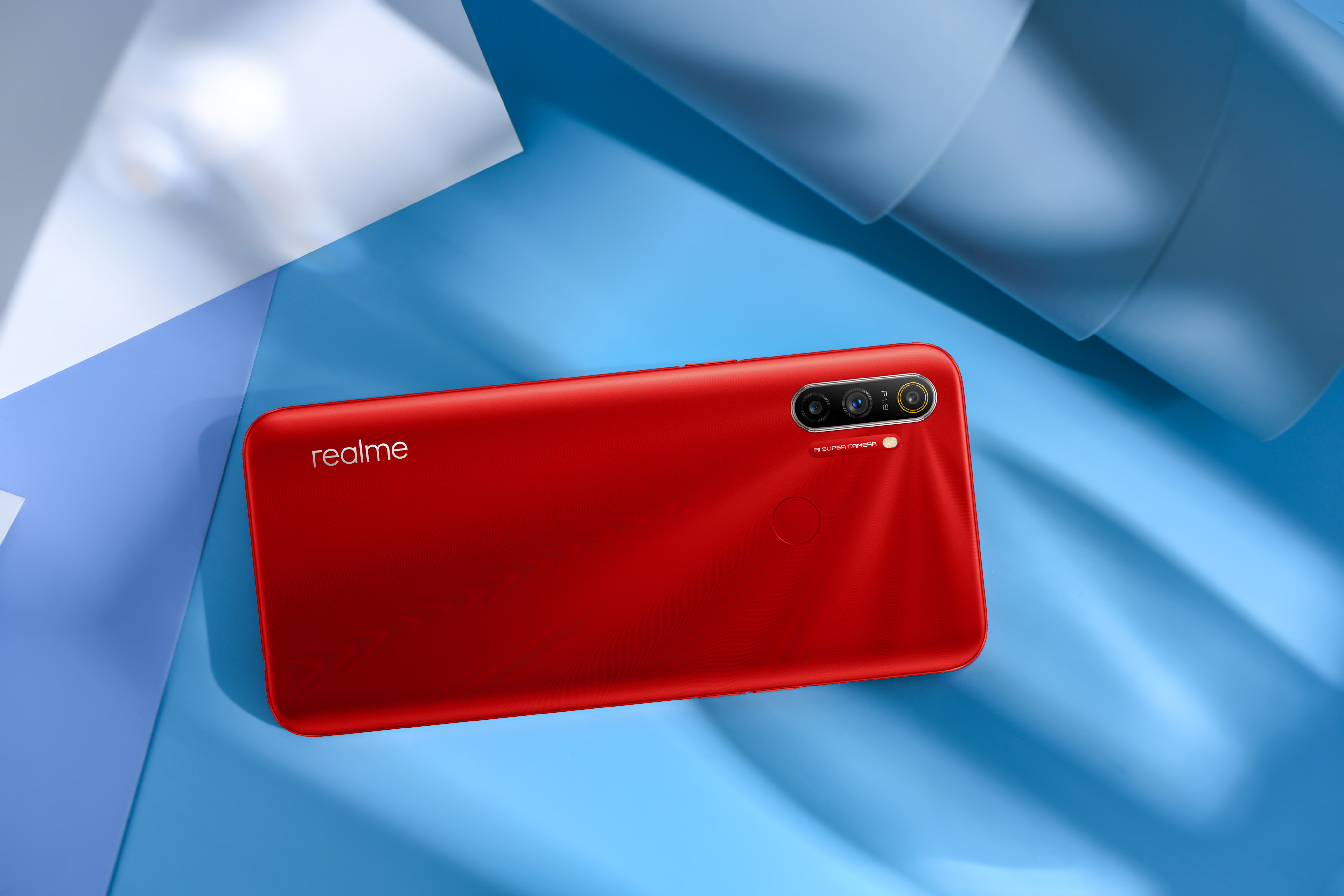 REALME C3 64 GB Blazing Dual SIM Red