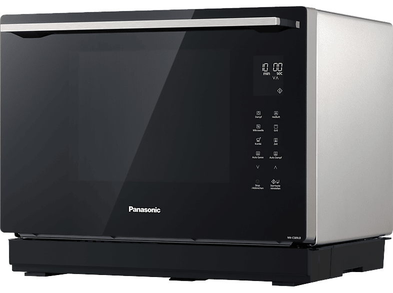 PANASONIC NN-CS89 LBGPG, Dampfbackofen (1000 Watt, Grillfunktion, Heißluftfunktion & Dampffunktion)