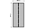 DELIGHT 11398BK Szúnyogháló függöny ajtóra fekete