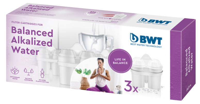 BWT Balanced Alkalizált vízszűrő betét, 3db