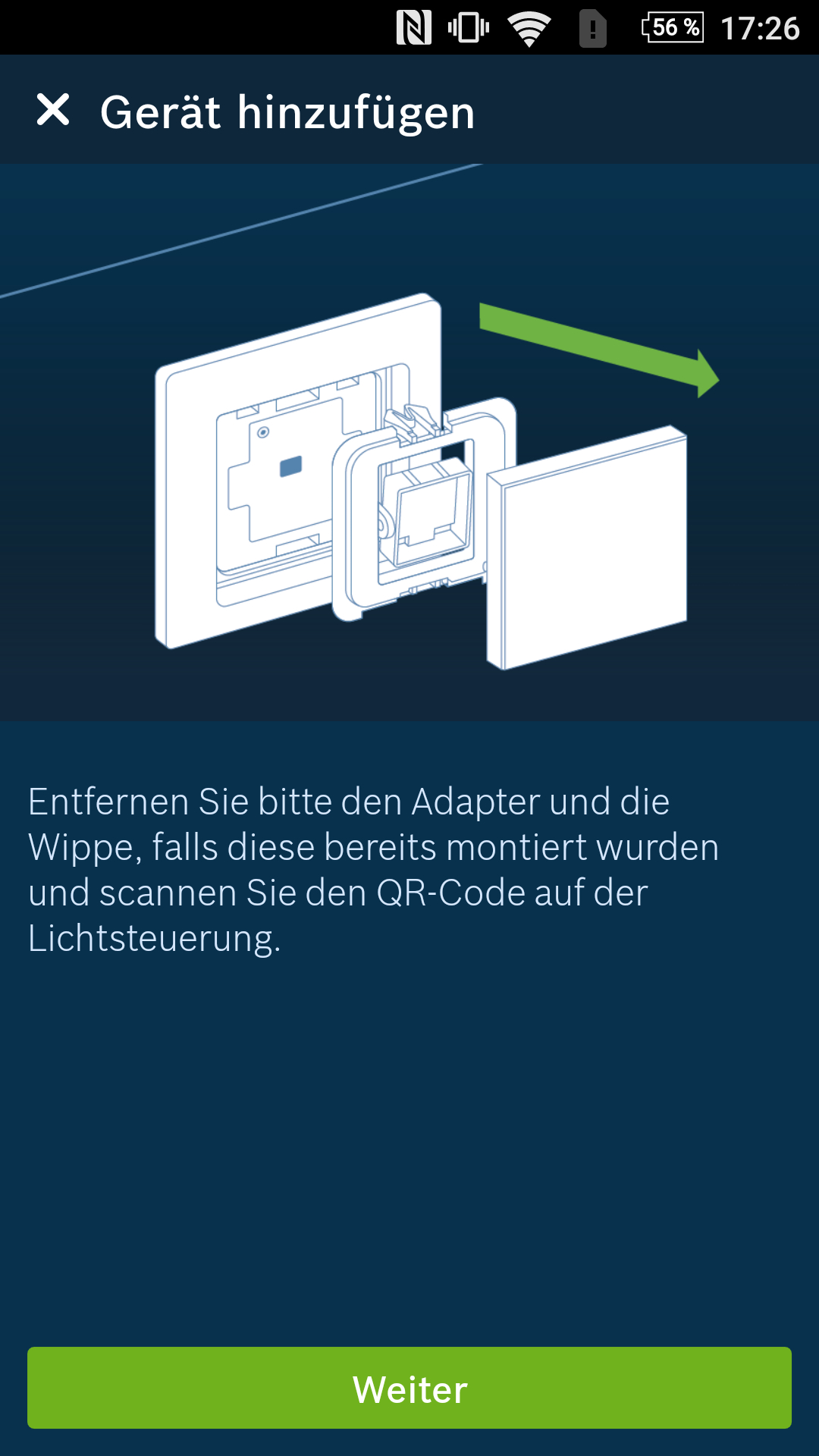 BOSCH Smart Home Unterputz Rollladensteuerung, Weiß