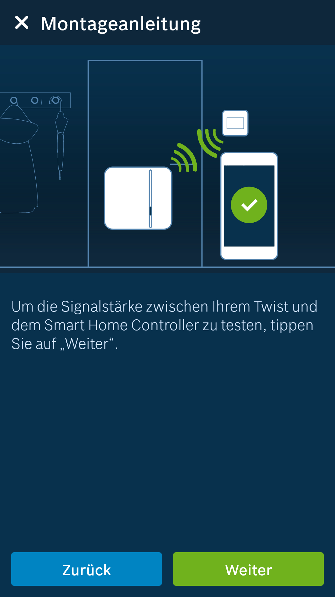 BOSCH Smart Home Twist Smart Home Fernbedienung, Weiß/Silber