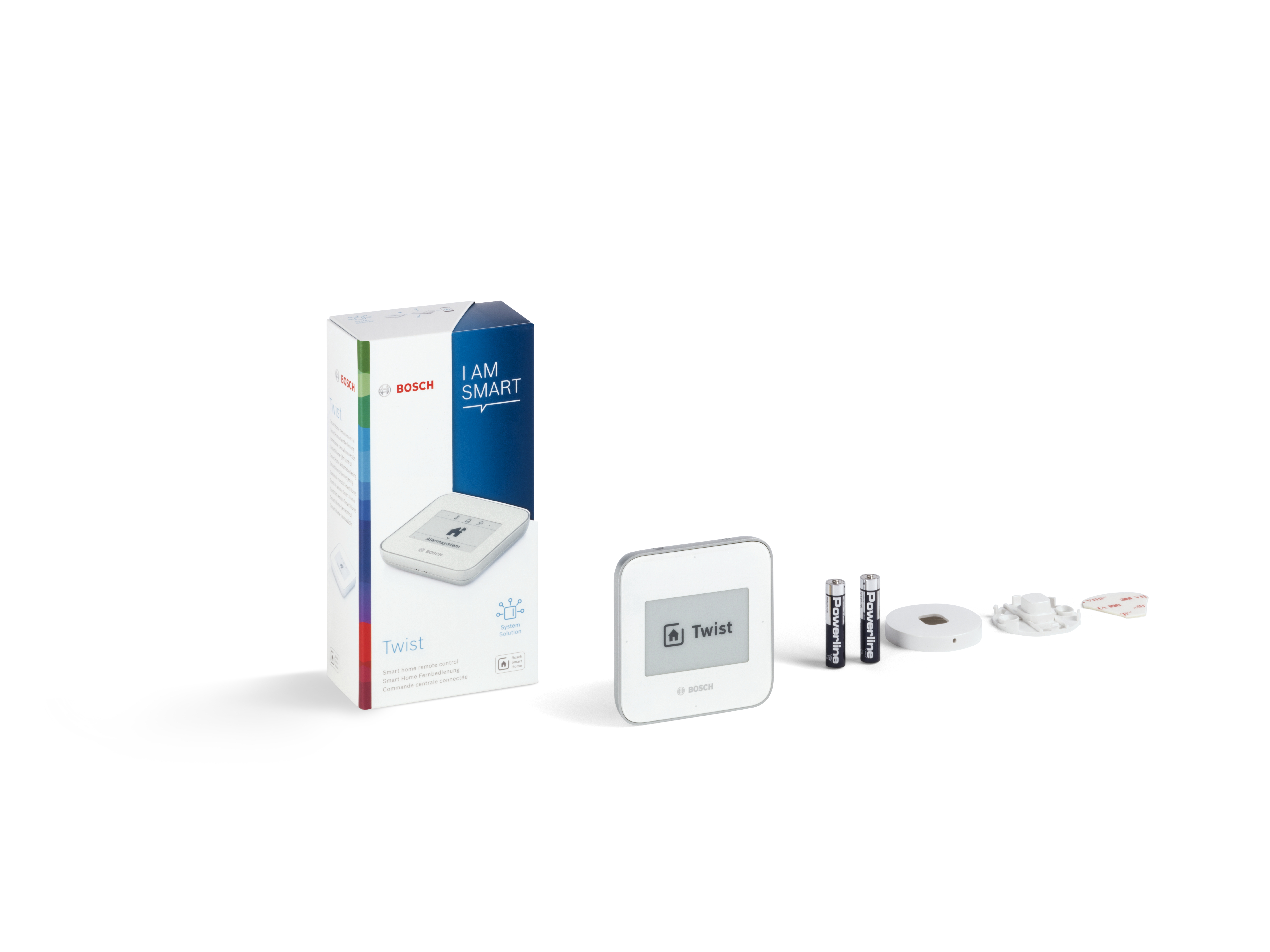 BOSCH Smart Home Twist Smart Home Fernbedienung, Weiß/Silber