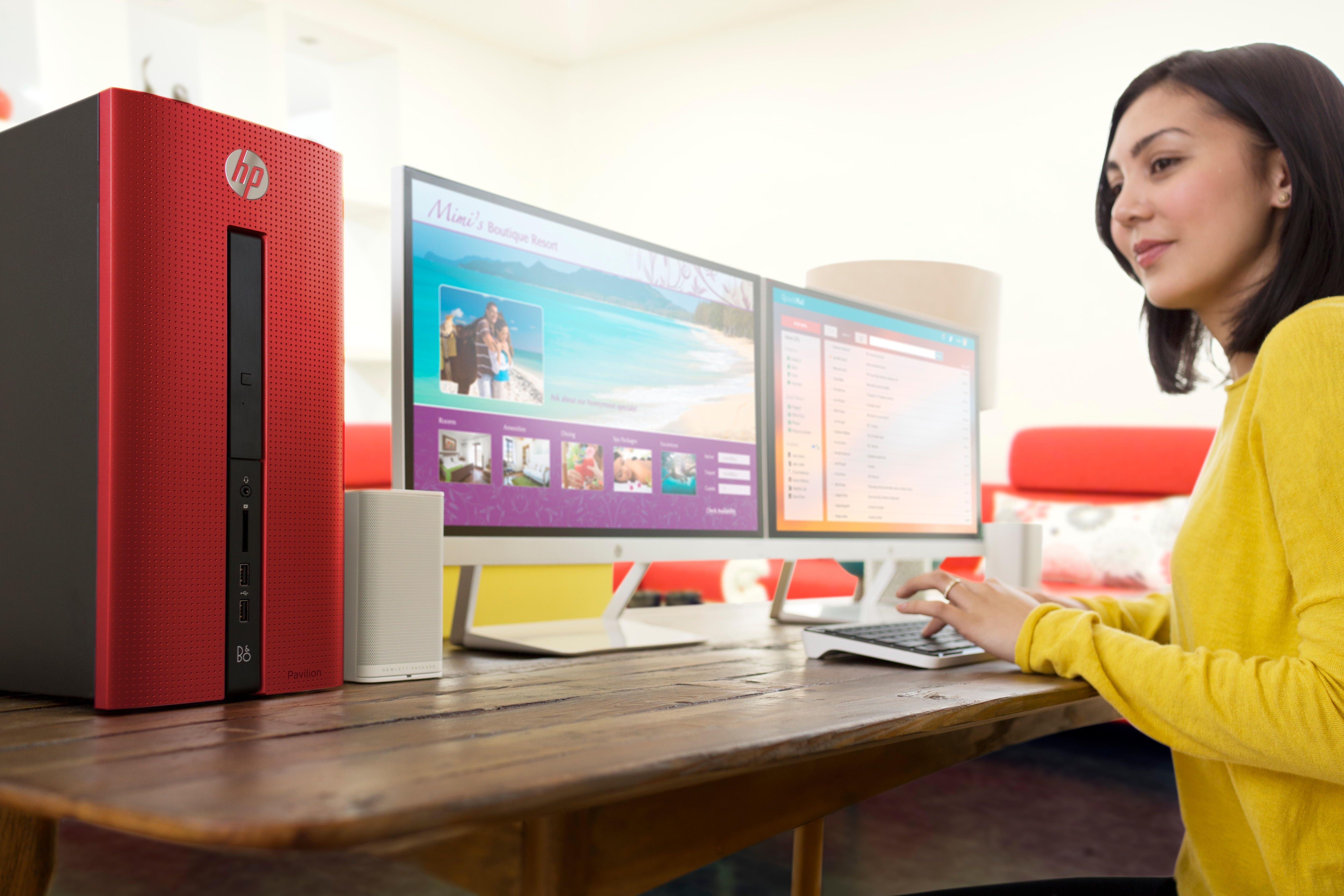 HP E1L10AA Pavilion 23tm 23" 7ms DVI + HDMI Full HD IPS Dokunmatik LED Monitör