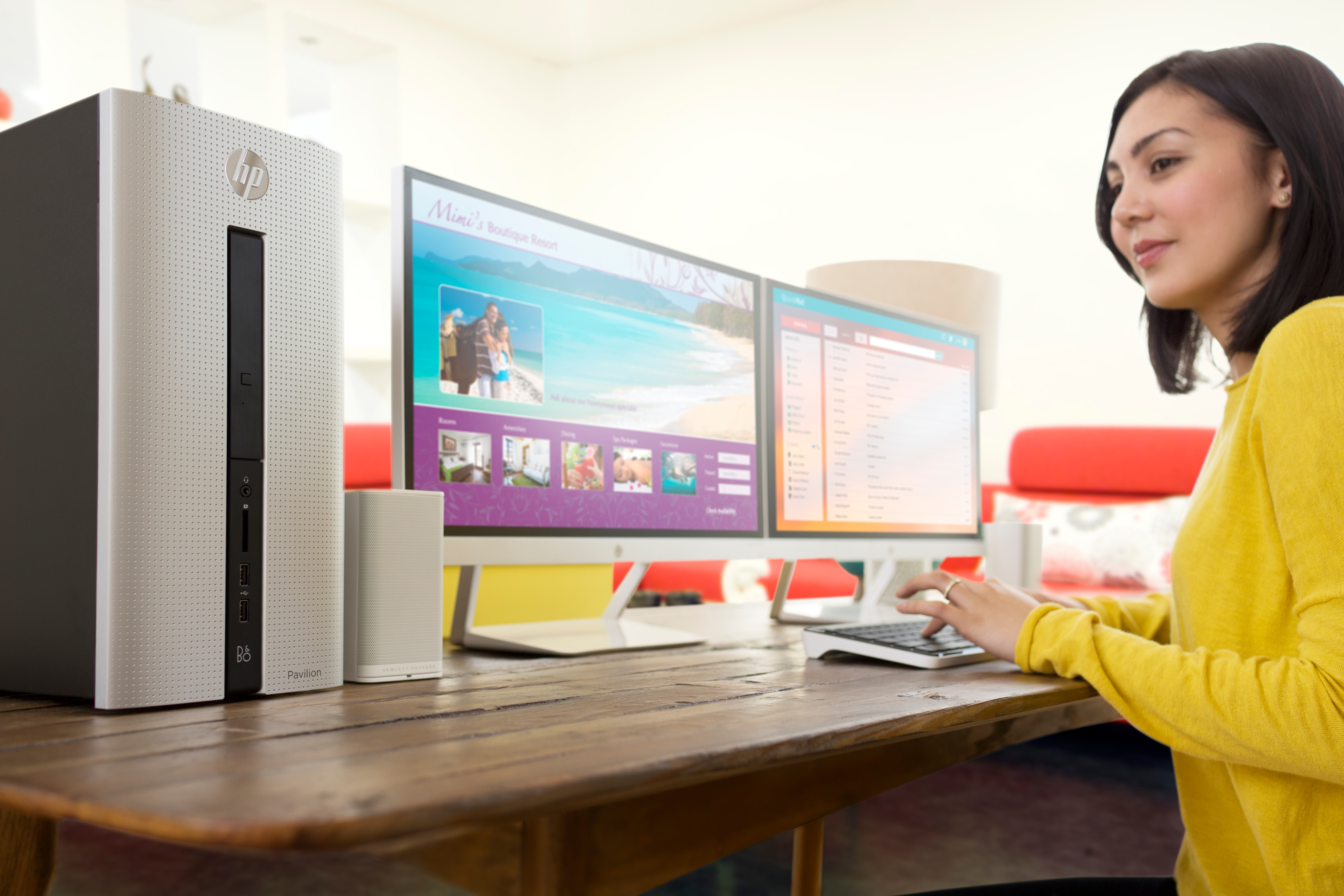 HP E1L10AA Pavilion 23tm 23" 7ms DVI + HDMI Full HD IPS Dokunmatik LED Monitör