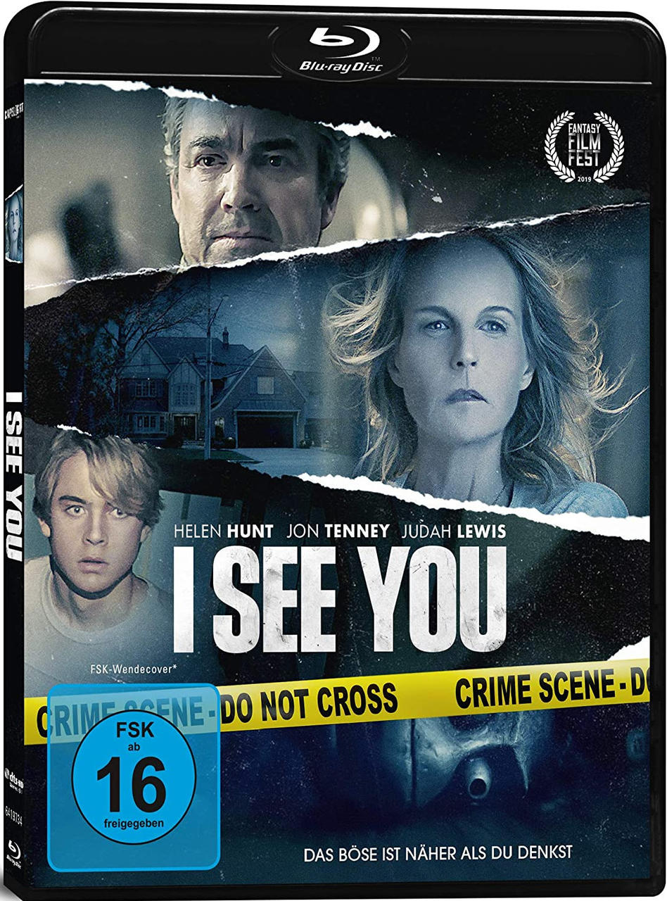 DVD-Hülle mit Filmtitel 'I See You'. Enthält Schauspieler und Tatortband.
