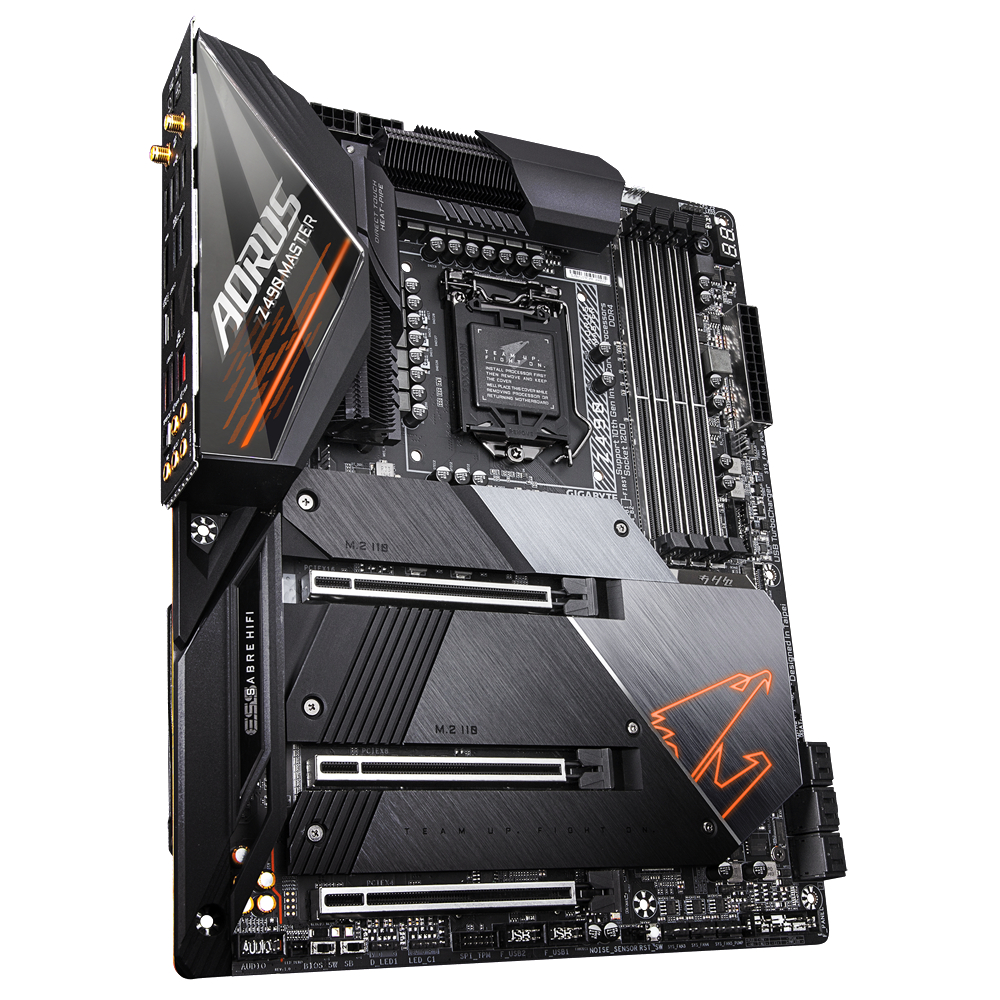 GIGABYTE Z490 AORUS MASTER Mainboard Mehrfarbig