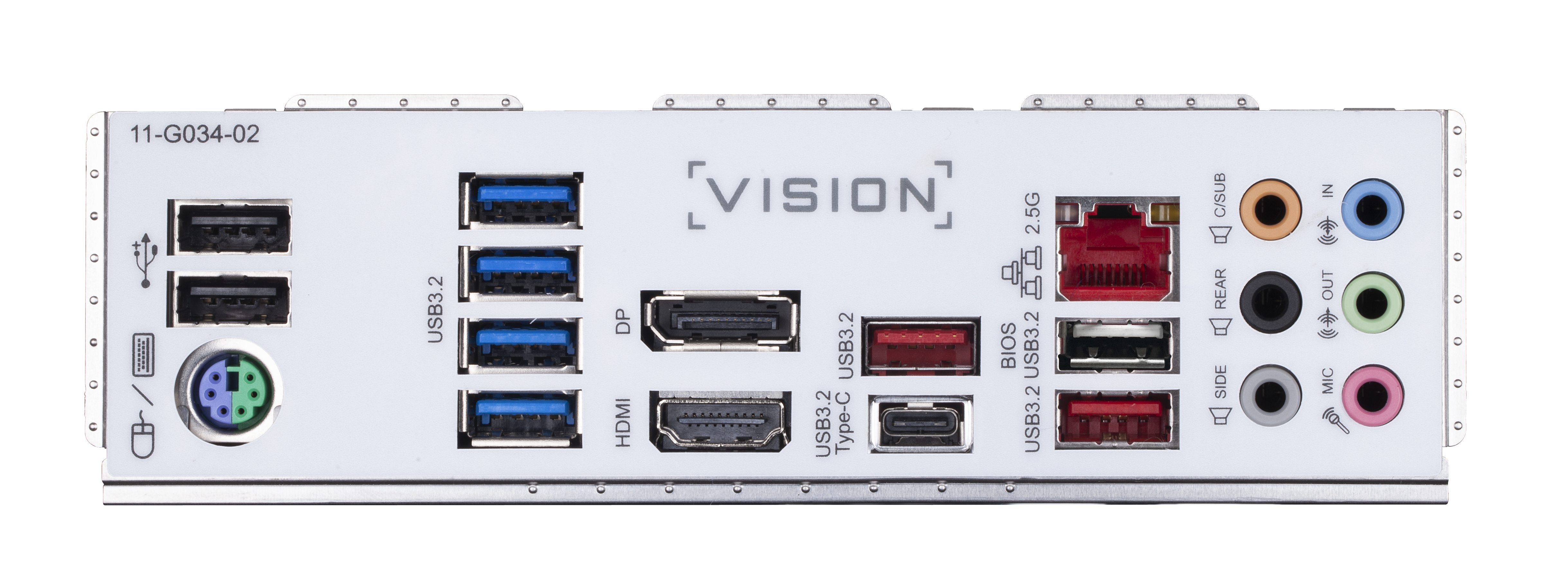 GIGABYTE Z490 VISION G Mainboard Mehrfarbig