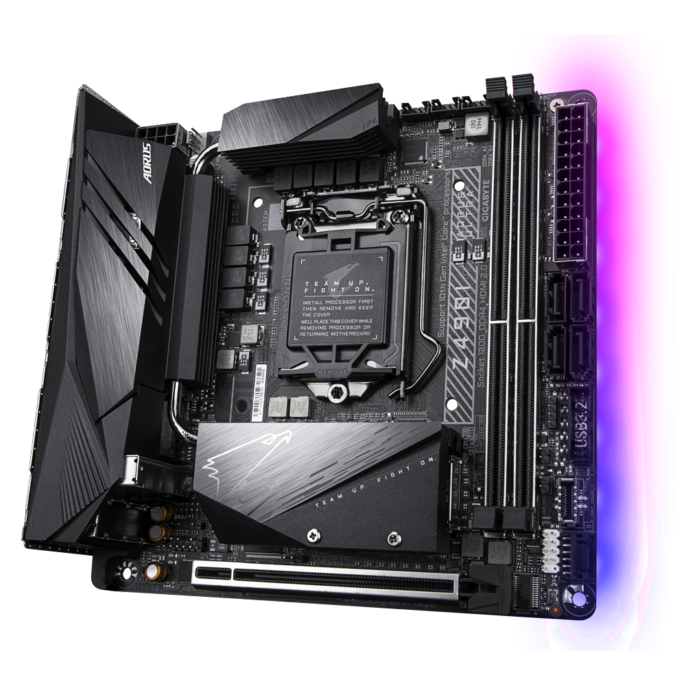 GIGABYTE Z490I AORUS ULTRA Mainboard Mehrfarbig