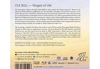 Annar Follesø,  Norwegian Radio Orchestra,  Eun Sun Kim,  Wolfgang Plagge - Ole Bull-Stages of Life  - (Blu-ray Audio)