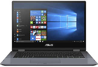 ASUS VivoBook Flip 14 TP412FA-EC470T Szürke 2in1 eszköz (14'' FHD Touch/Core i3/4GB/128 GB SSD/Win10HS)