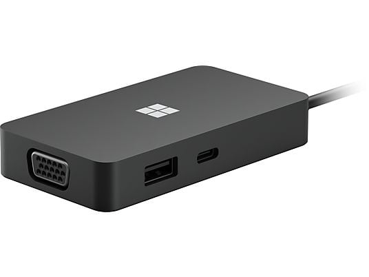 MICROSOFT USB-C Travel Hub - Adattatore multiporta (Nero)