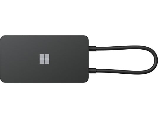 MICROSOFT USB-C Travel Hub - Adattatore multiporta (Nero)