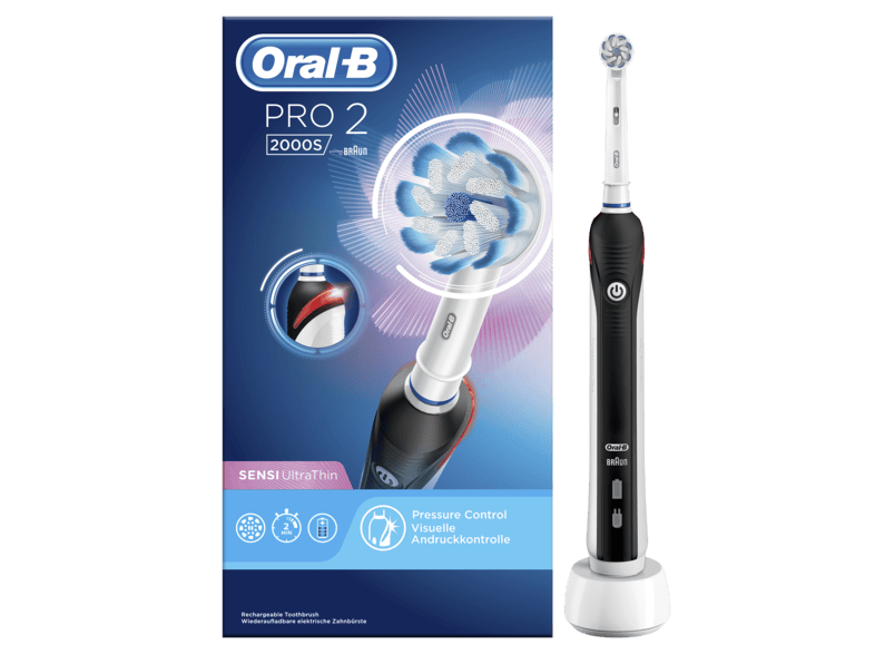 sneeuw Carry Veraangenamen ORAL B Elektrische tandenborstel Pro 2 2000S (PRO 2000S CA BLACK)
