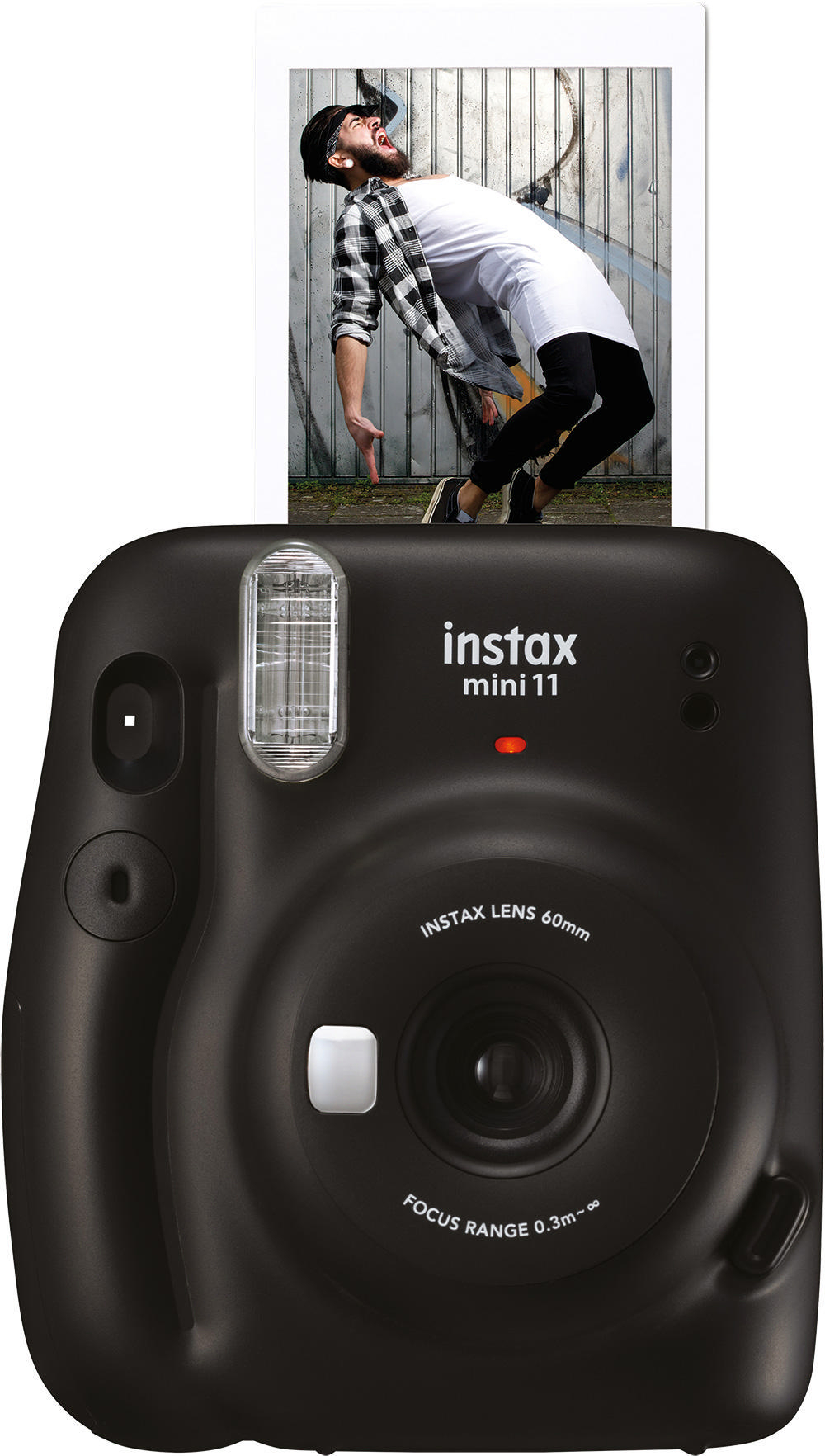 FUJIFILM instax mini 11 Sofortbildkamera, Charcoal-Gray
