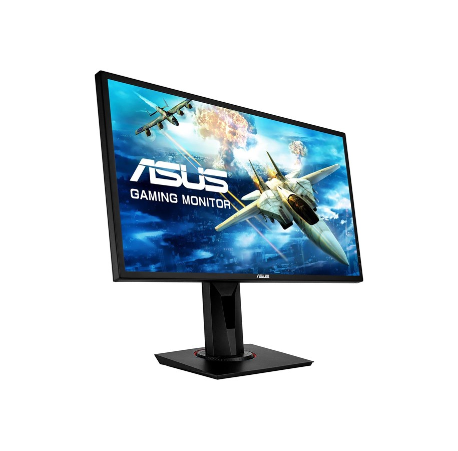 Monitor de juegos con aviones de combate en pantalla.