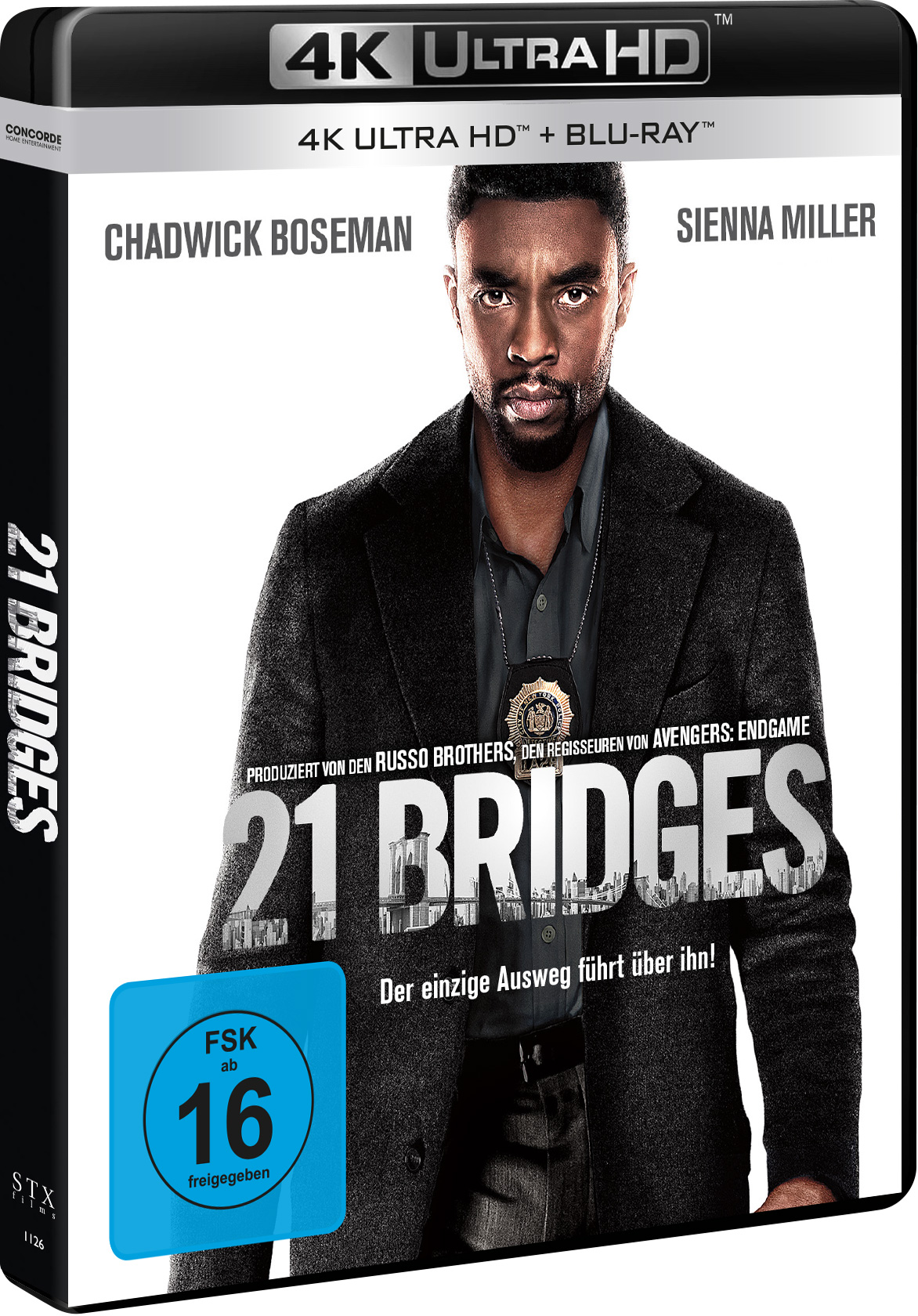 21 Bridges 4K Ultra HD Blu-ray + Blu-ray