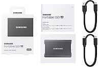 SAMSUNG SSD Portable T7 500 GB - Grijs