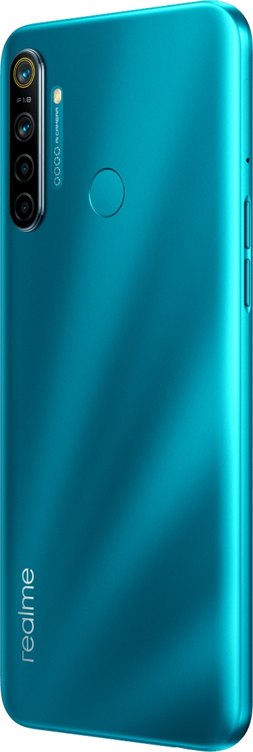 Móvil - realme 5i, Azul, 64 GB, 4 GB RAM, 6.5" HD, Qualcomm SDM665, 5000 mAh, Android