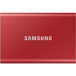 SAMSUNG SSD Portable T7 1 TB GB - Rood