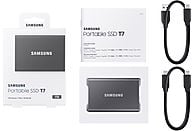 SAMSUNG SSD Portable T7 1 TB GB - Grijs