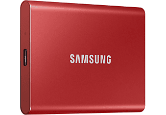 Vacature baai Sta in plaats daarvan op SAMSUNG SSD Portable T7 2 TB GB | Rood kopen? | MediaMarkt