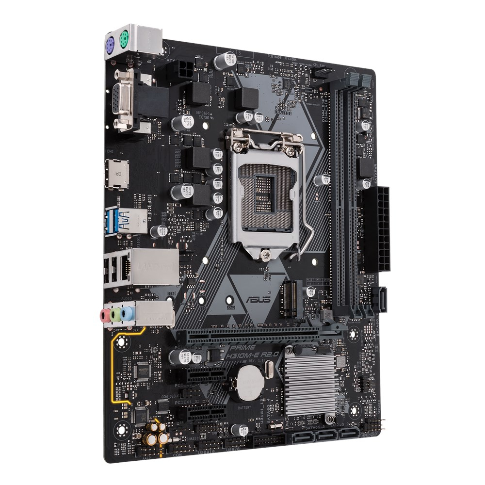 ASUS 90MB0Z20-M0EAY0 PRIME H310M-E R2.0 Mainboard Schwarz