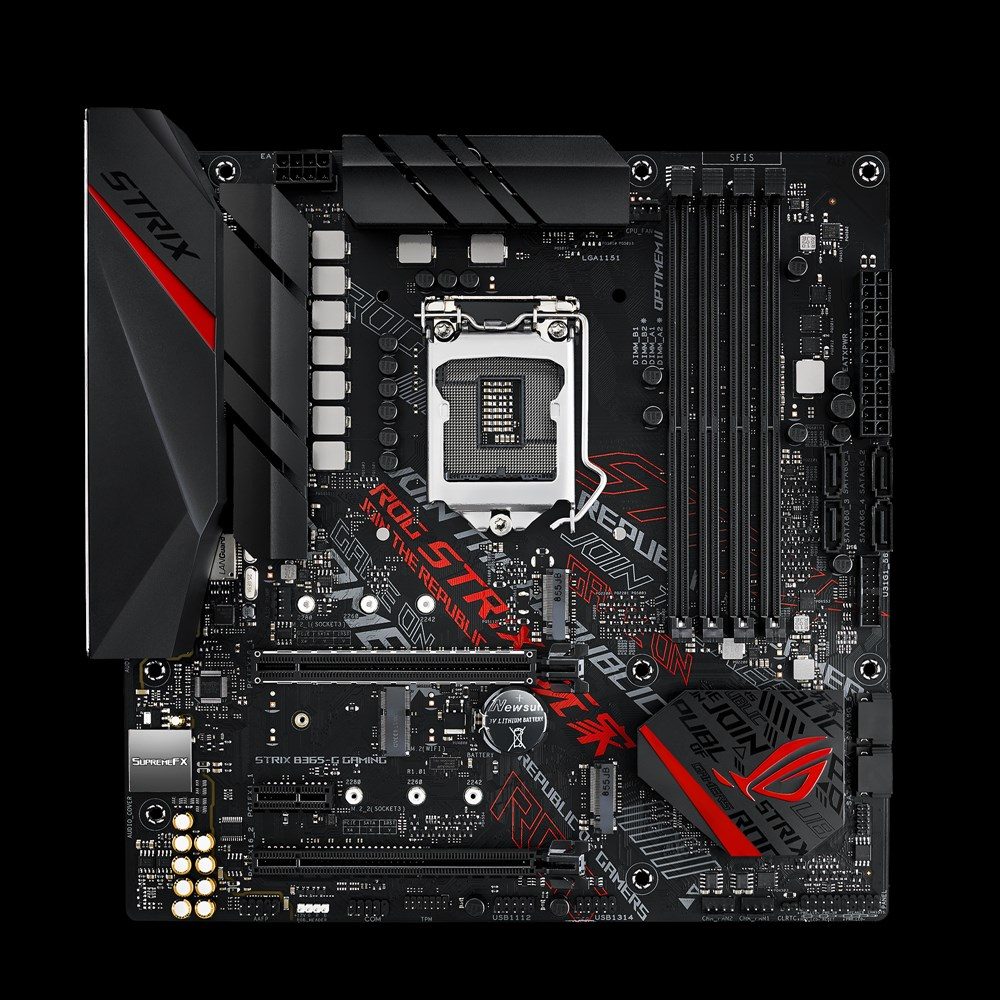 ASUS Rog Strix B365-G Mainboard Schwarz