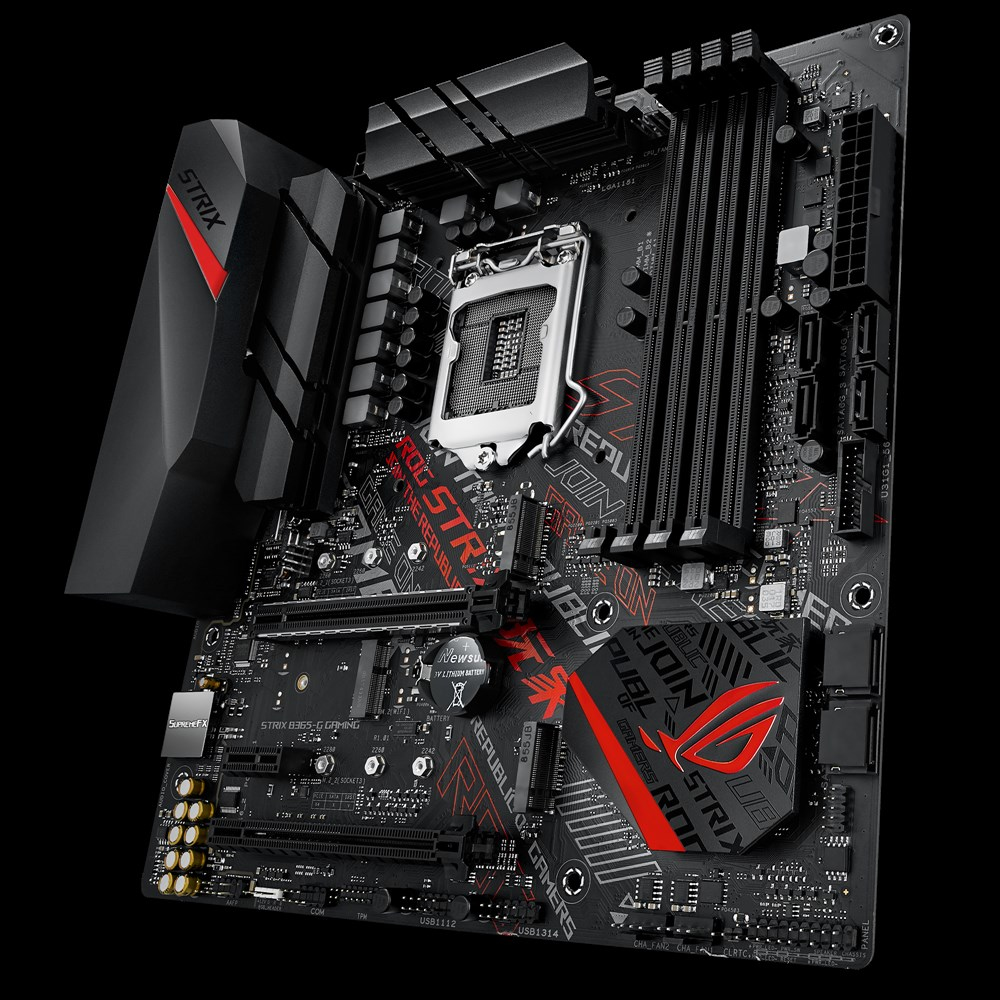 ASUS Rog Strix B365-G Mainboard Schwarz