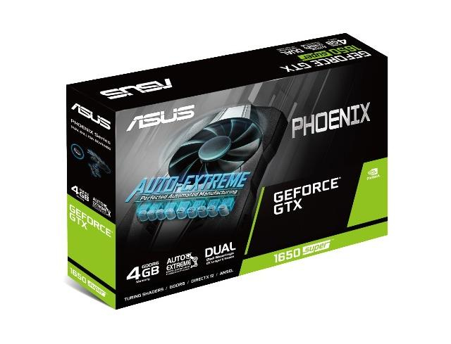 ASUS GeForce® Grafikkarte) (NVIDIA, 1650 SUPER™ Phoenix GTX (90YV0E41-M0NA00) 4GB