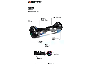 GOMASTER SBS-653 6.5 Carbon Scooter Hoverboard_4