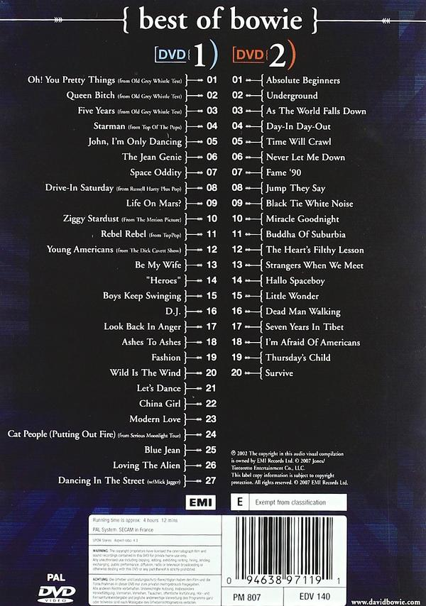 David Bowie - The Best of Bowie (DVD)