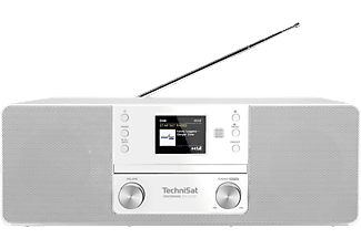 TECHNISAT 370 CD BT - Digitalradio (DAB+, FM, Weiss)