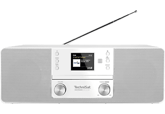 TECHNISAT 370 CD BT - Radio digitale (DAB+, FM, Bianco)