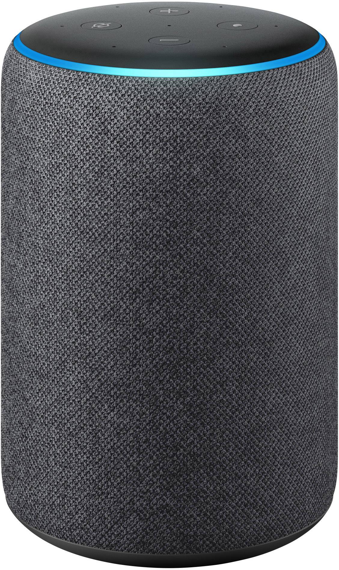 Altavoz inteligente con Alexa - Amazon Echo (3ª Gen), Sonido de alta calidad, Controlador de Hogar, Antracita