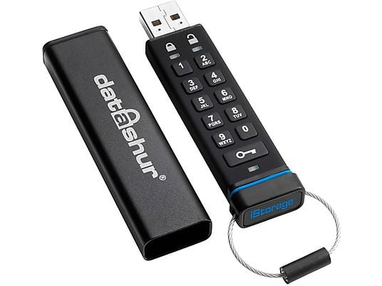 ISTORAGE datAshur - USB-Stick  (8 GB, Schwarz)
