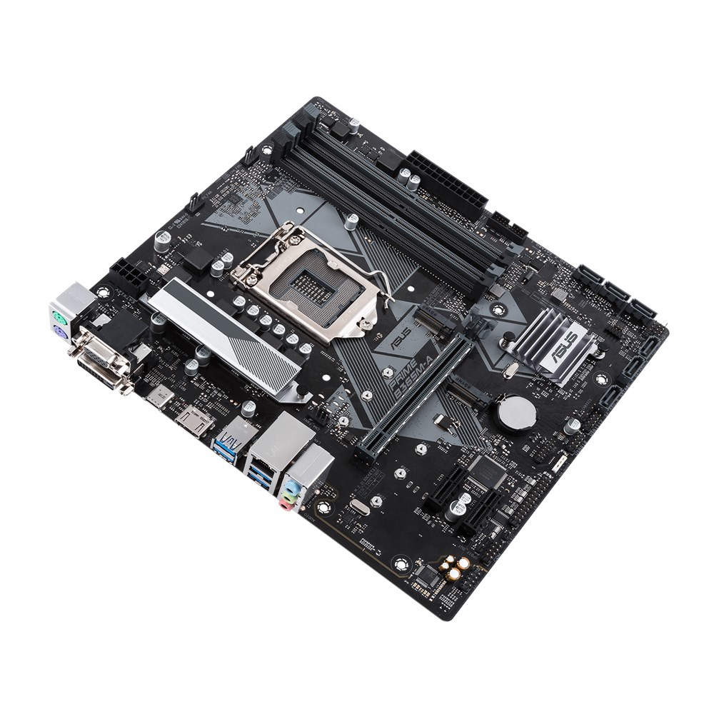 Placa base gaming - ASUS Prime B365M-A, Intel B365, Socket LGA 1151, 64 GB, Negro